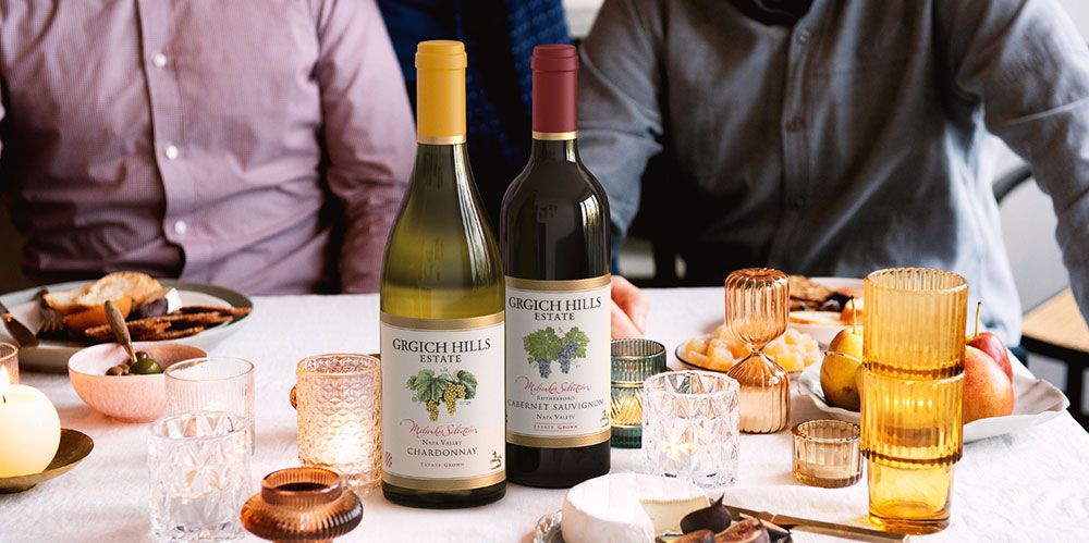 Gift set of Chardonnay and Cabernet Sauvignon, Estate and Regenerative Organic grown