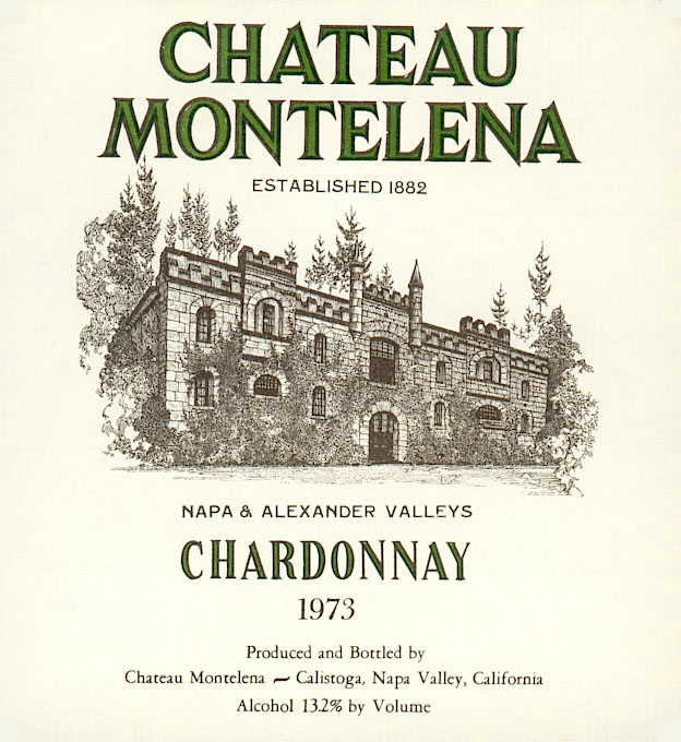 1973 Chardonnay Label