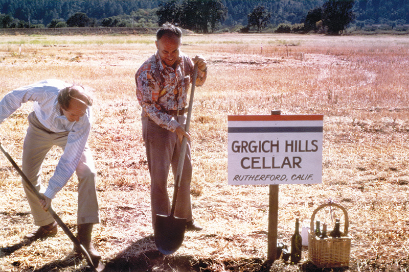 Groundbreaking at Grgich Hills Estate